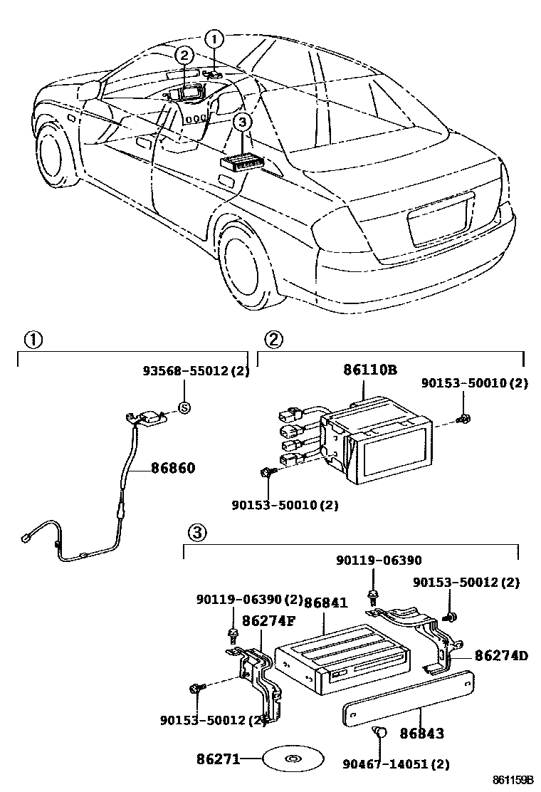 8603 — NAVIGATION & FRONT MONITOR DISPLAY