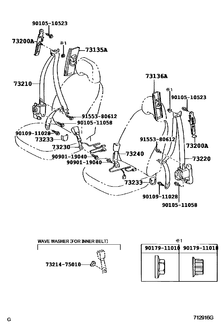7104 — SEAT BELT & CHILD RESTRAINT SEAT