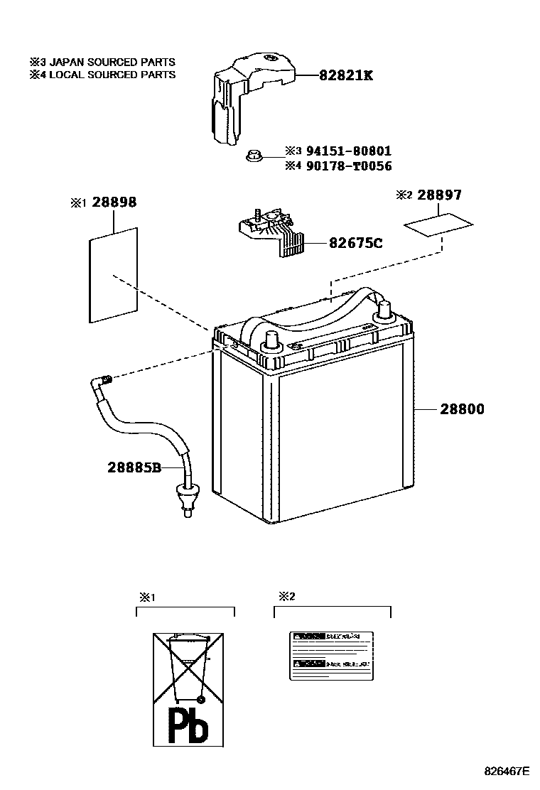 8201 — BATTERY & BATTERY CABLE