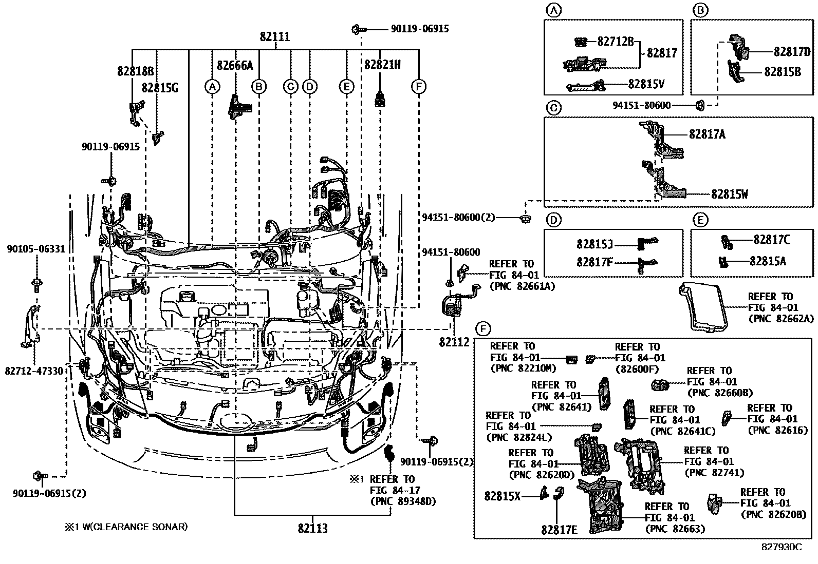 8202 — WIRING & CLAMP