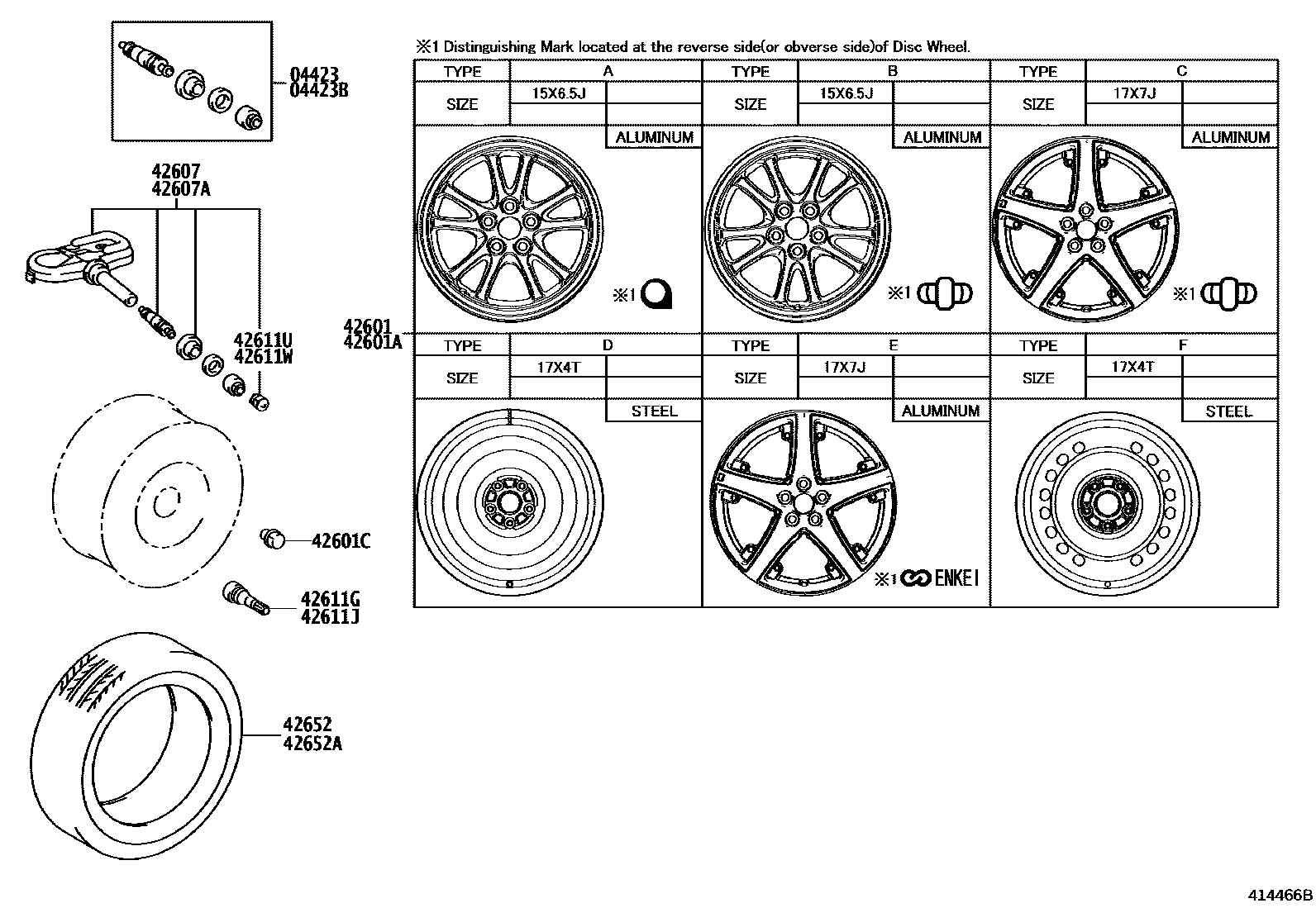 4103 — DISC WHEEL & WHEEL CAP
