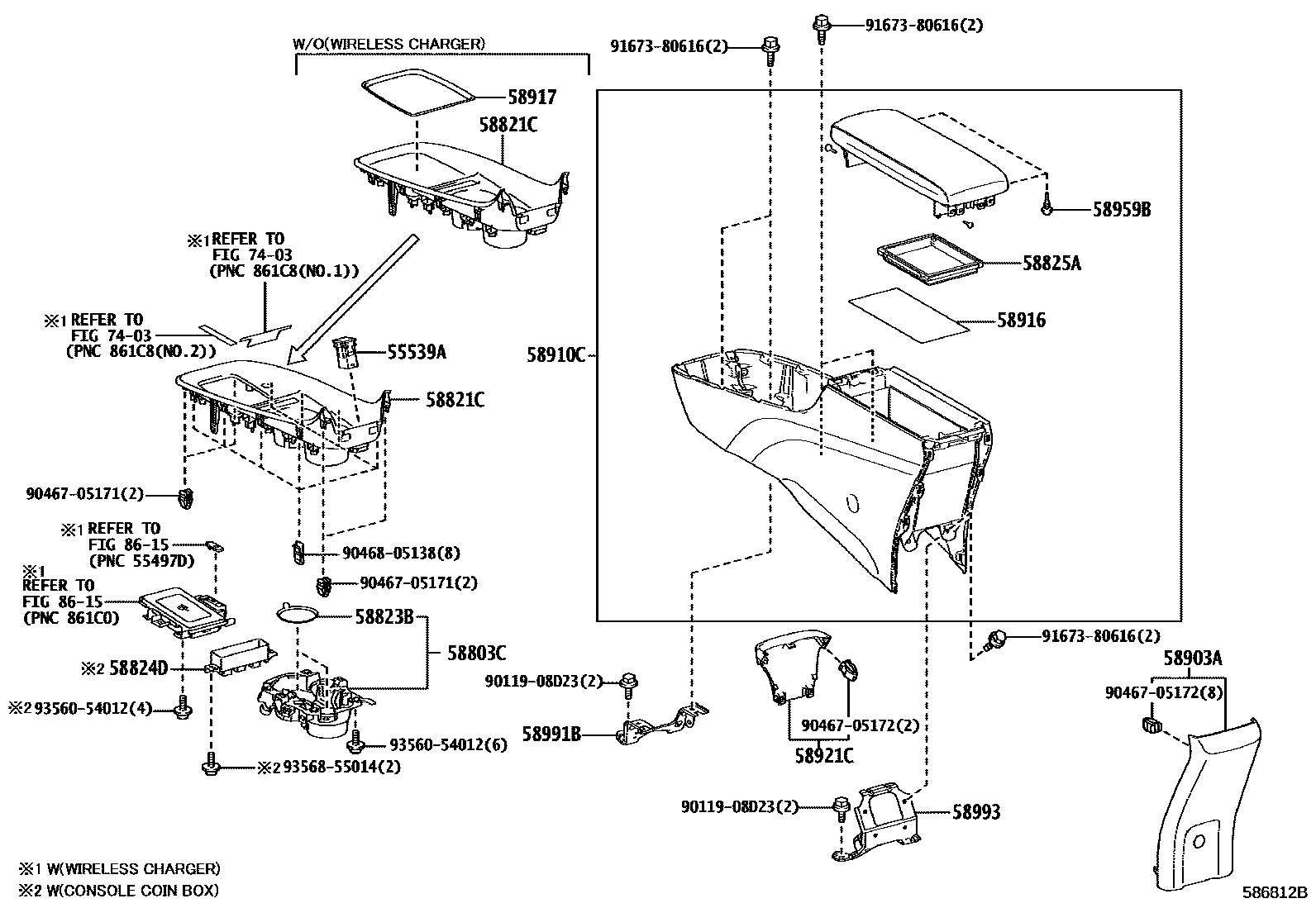 5806 — CONSOLE BOX & BRACKET