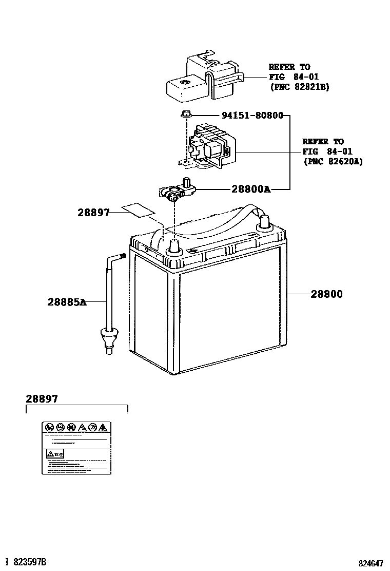 8201 — BATTERY & BATTERY CABLE