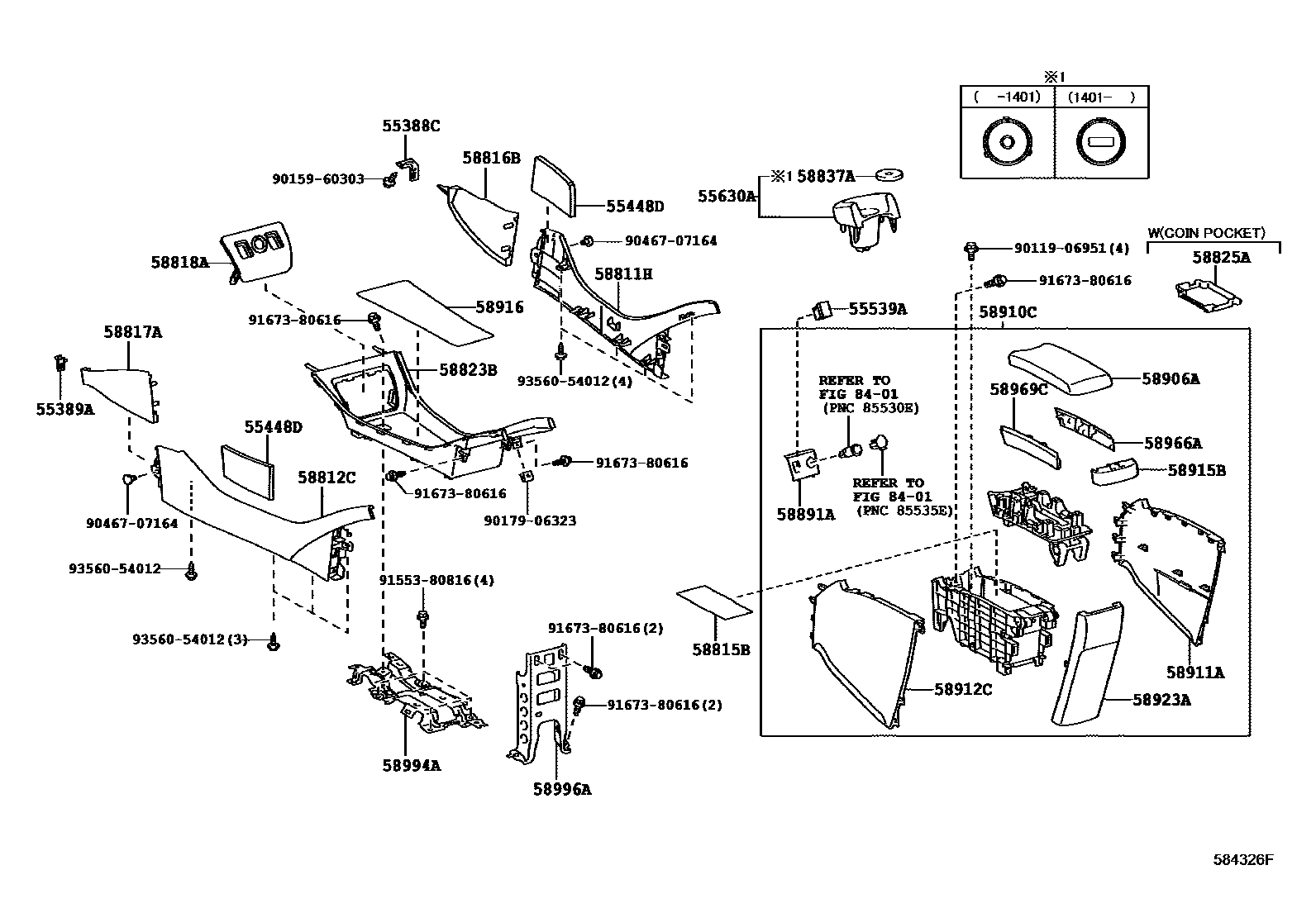 5806 — CONSOLE BOX & BRACKET
