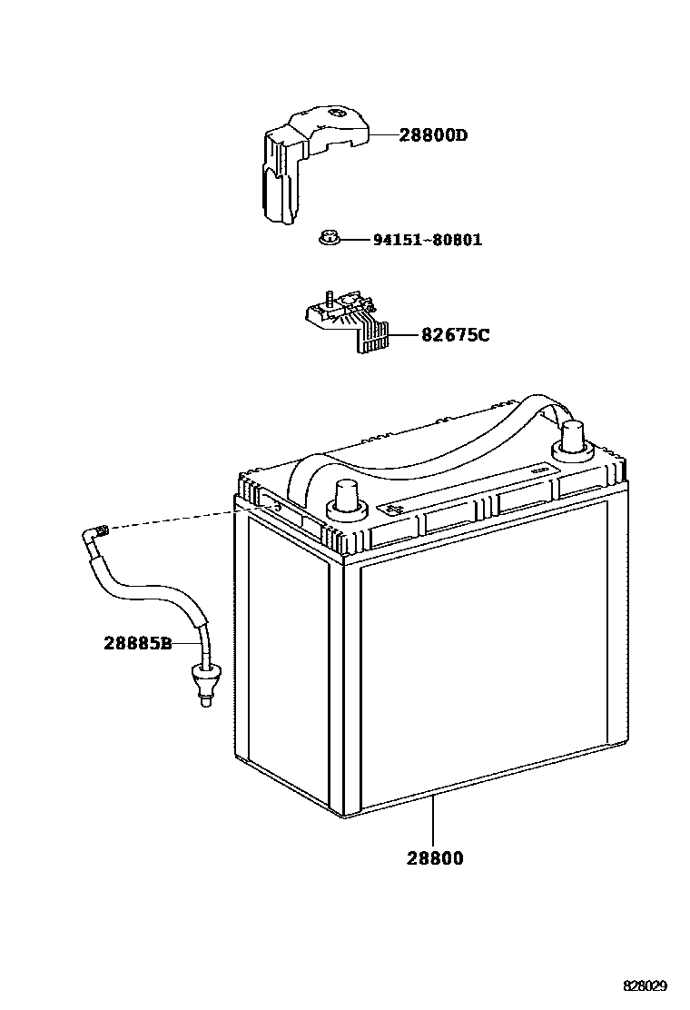 8201 — BATTERY & BATTERY CABLE