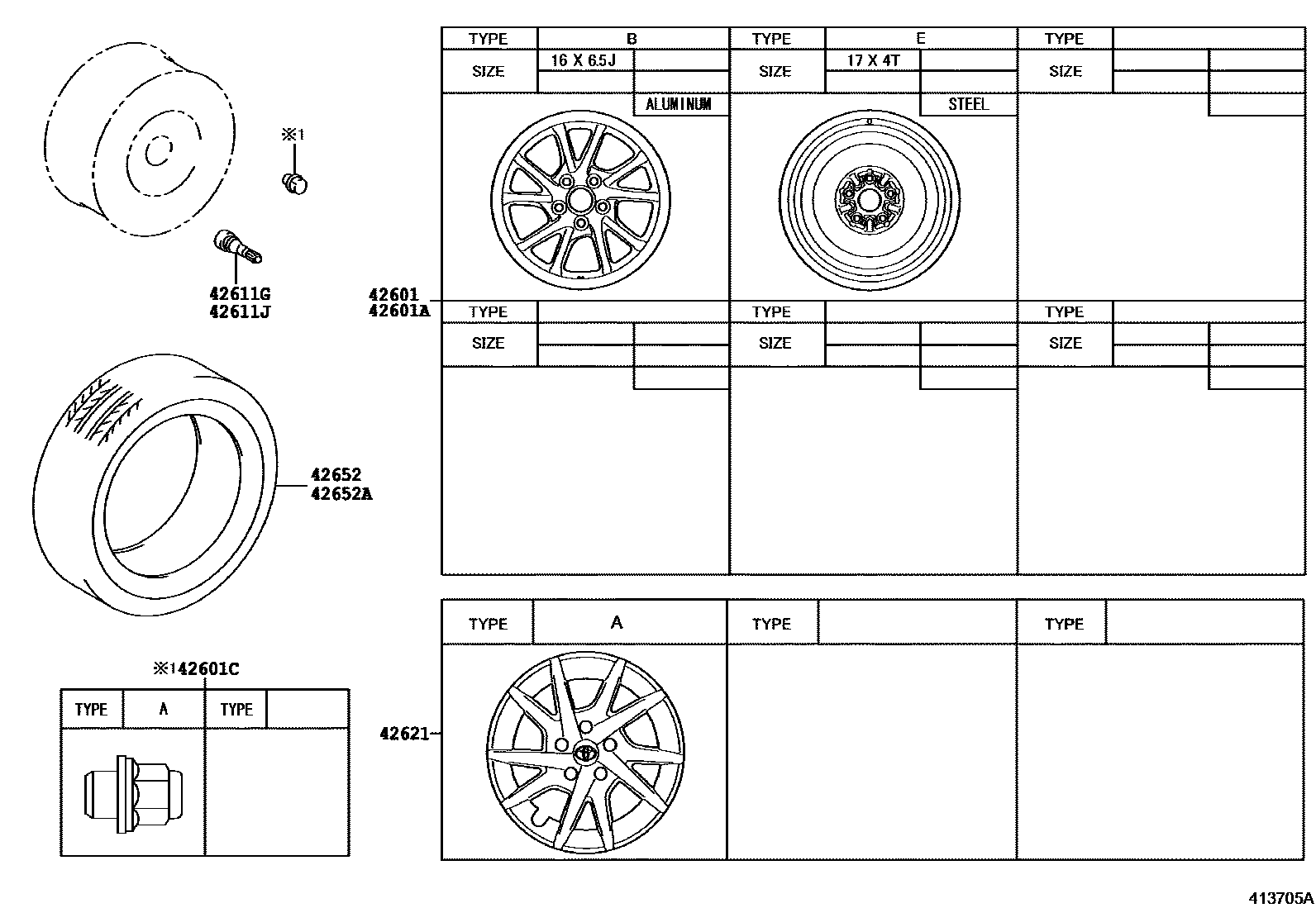 4103 — DISC WHEEL & WHEEL CAP