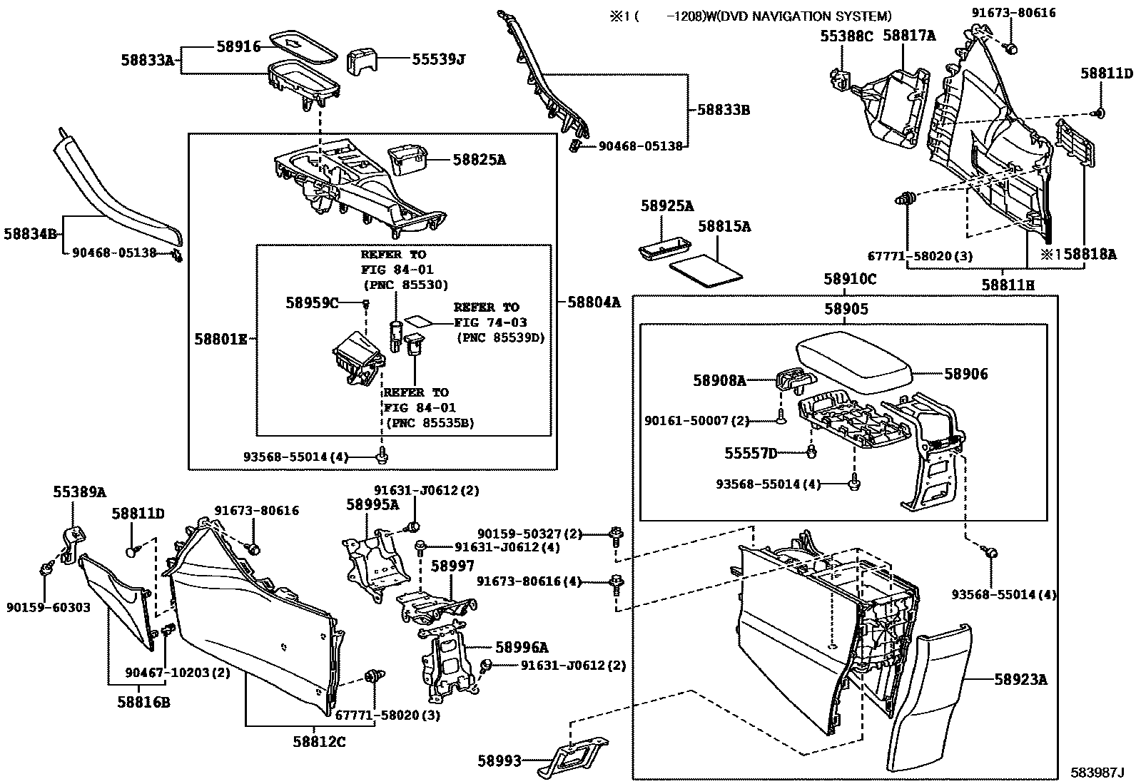 5806 — CONSOLE BOX & BRACKET