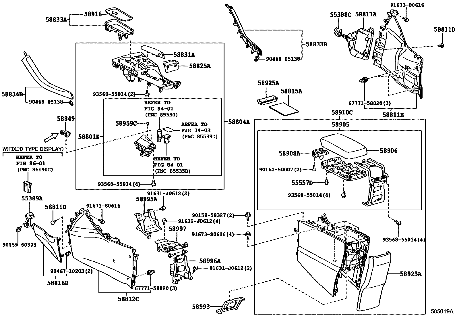 5806 — CONSOLE BOX & BRACKET