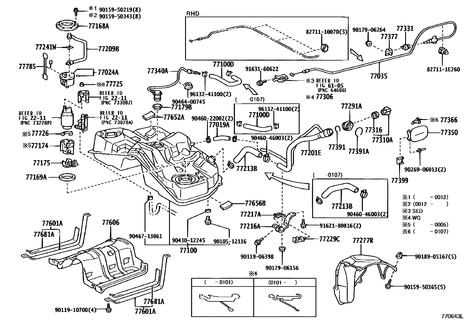 7701 — FUEL TANK & TUBE
