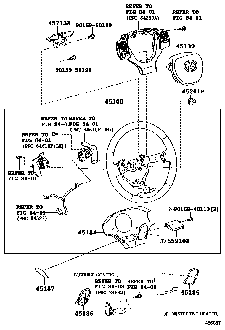 4504 — STEERING WHEEL