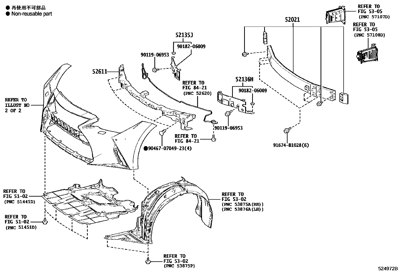 5201 — FRONT BUMPER & BUMPER STAY