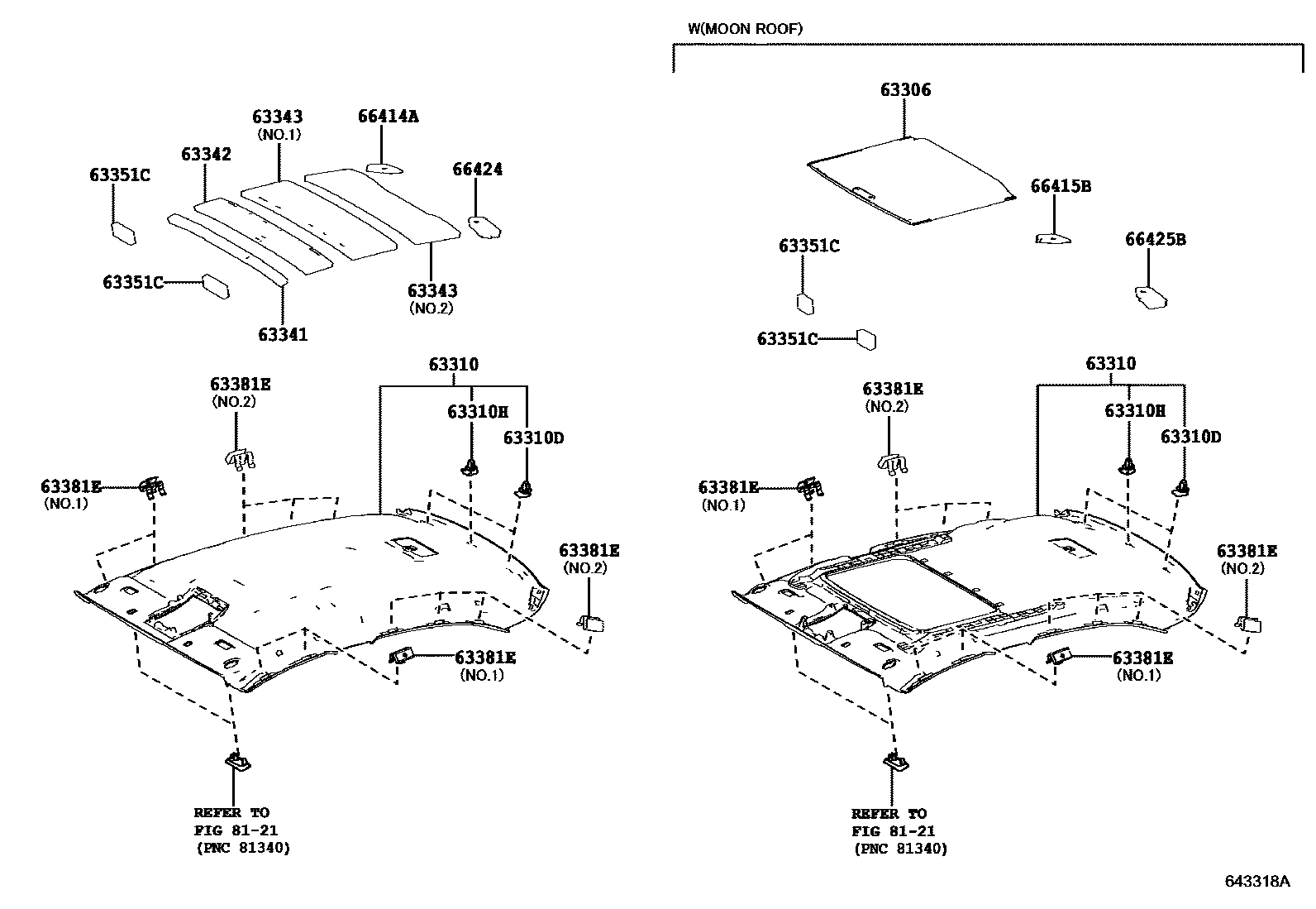6402 — ROOF HEADLINING & SILENCER PAD