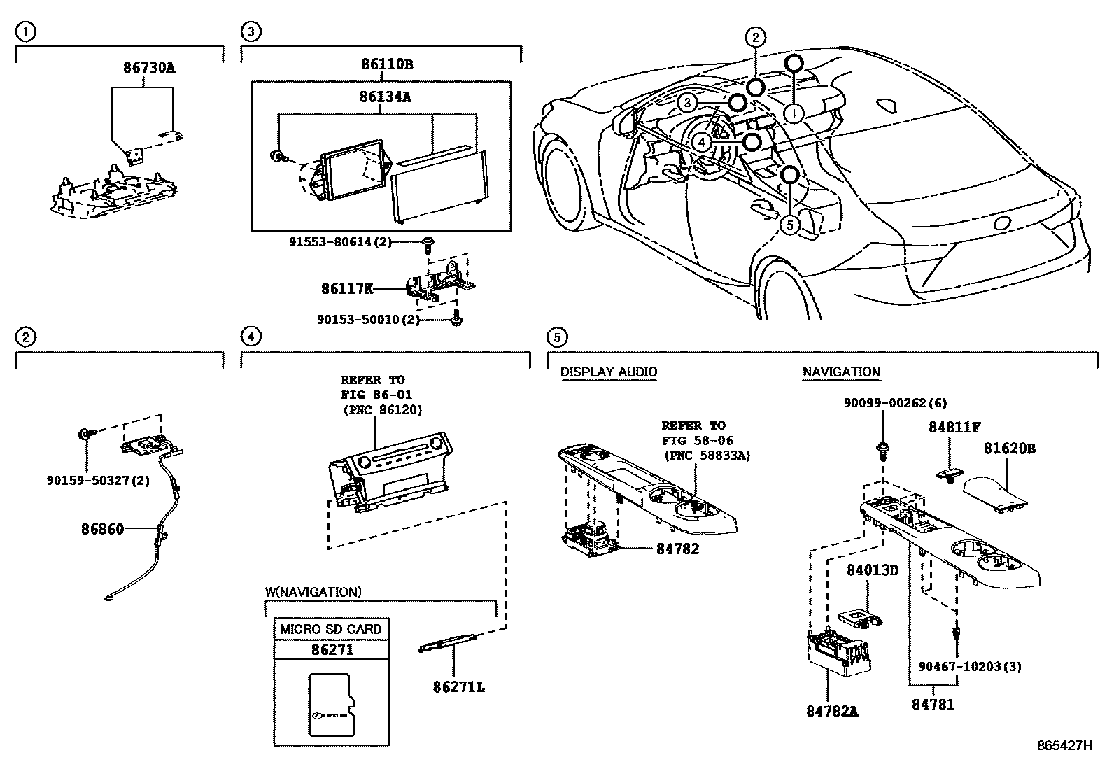 8603 — NAVIGATION & FRONT MONITOR DISPLAY