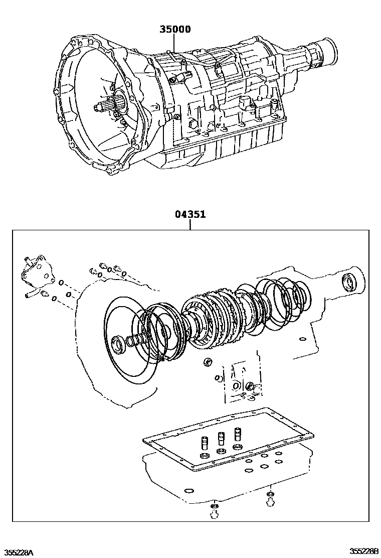 3501 — TRANSAXLE OR TRANSMISSION ASSY & GASKET KIT (ATM)