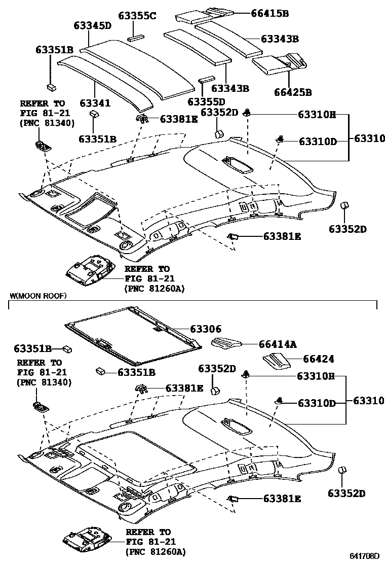 6402 — ROOF HEADLINING & SILENCER PAD