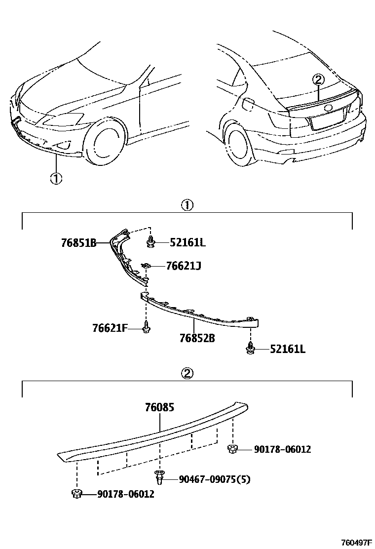 7601 — MUDGUARD & SPOILER