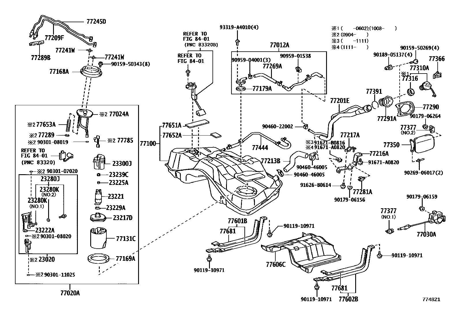 7701 — FUEL TANK & TUBE