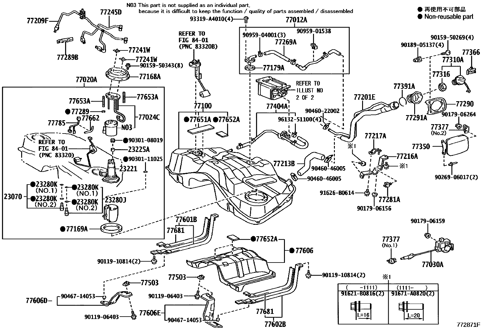 7701 — FUEL TANK & TUBE