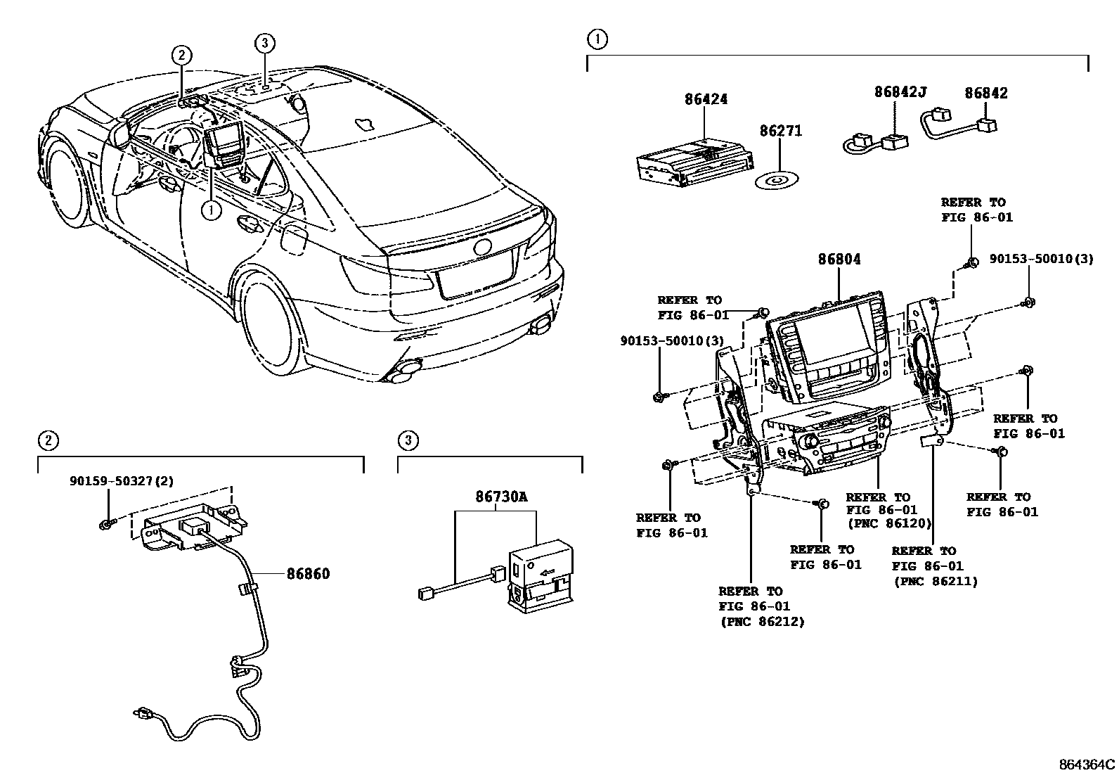 8603 — NAVIGATION & FRONT MONITOR DISPLAY
