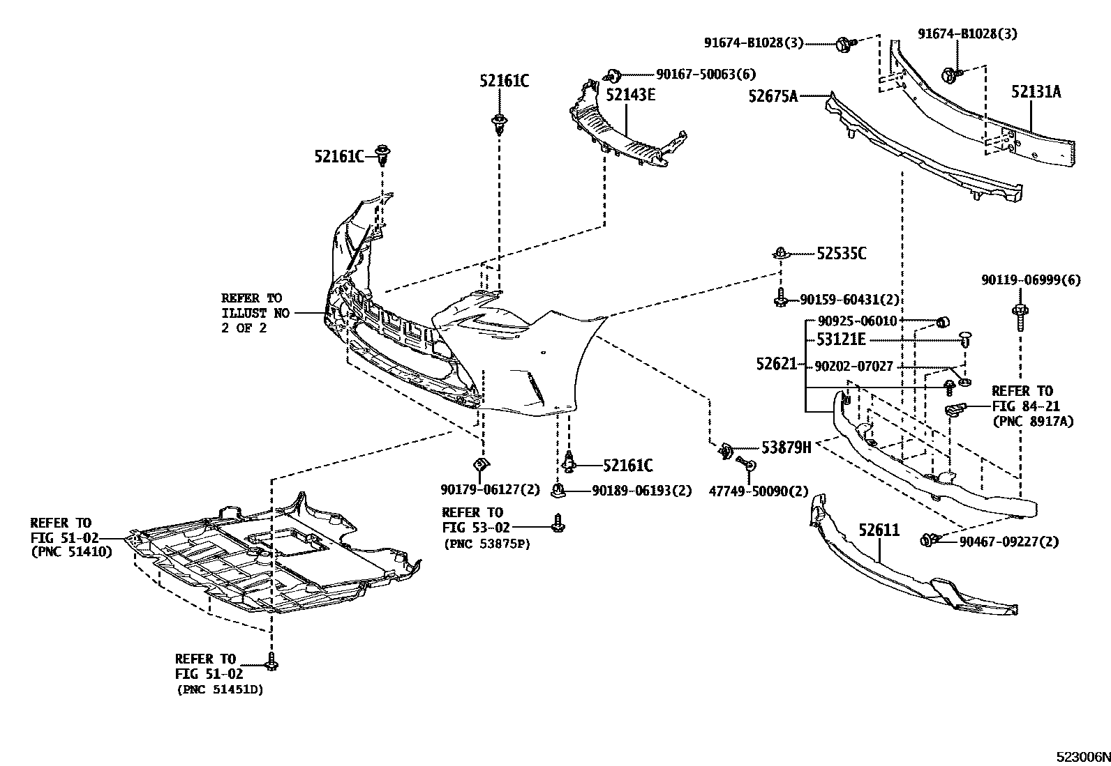 5201 — FRONT BUMPER & BUMPER STAY