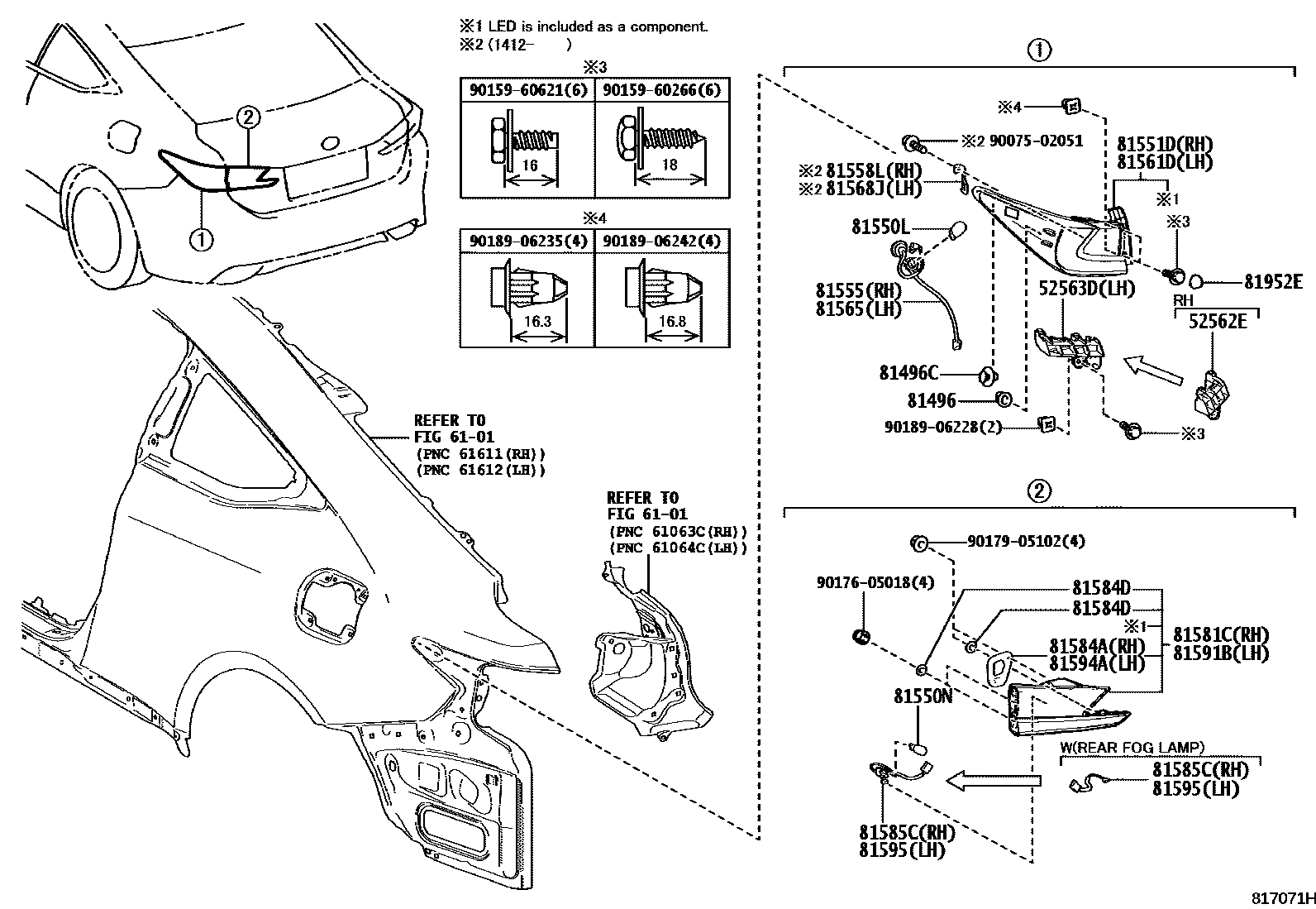 8111 — REAR COMBINATION LAMP