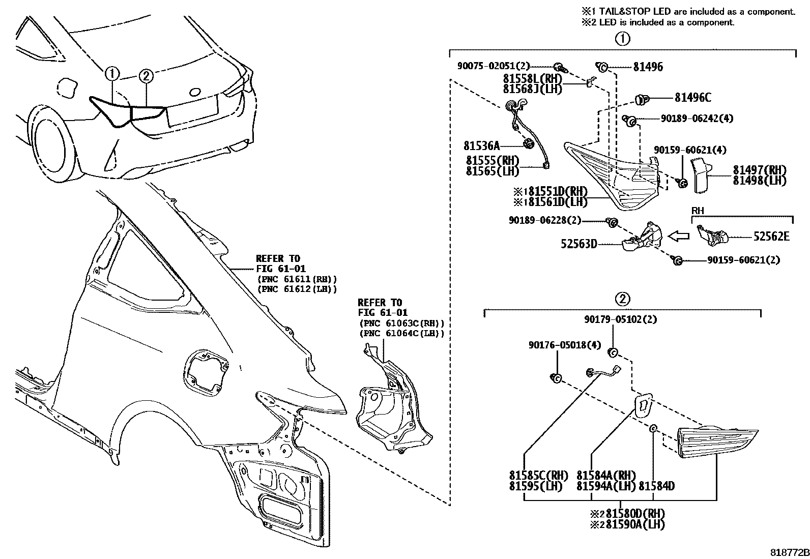 8111 — REAR COMBINATION LAMP