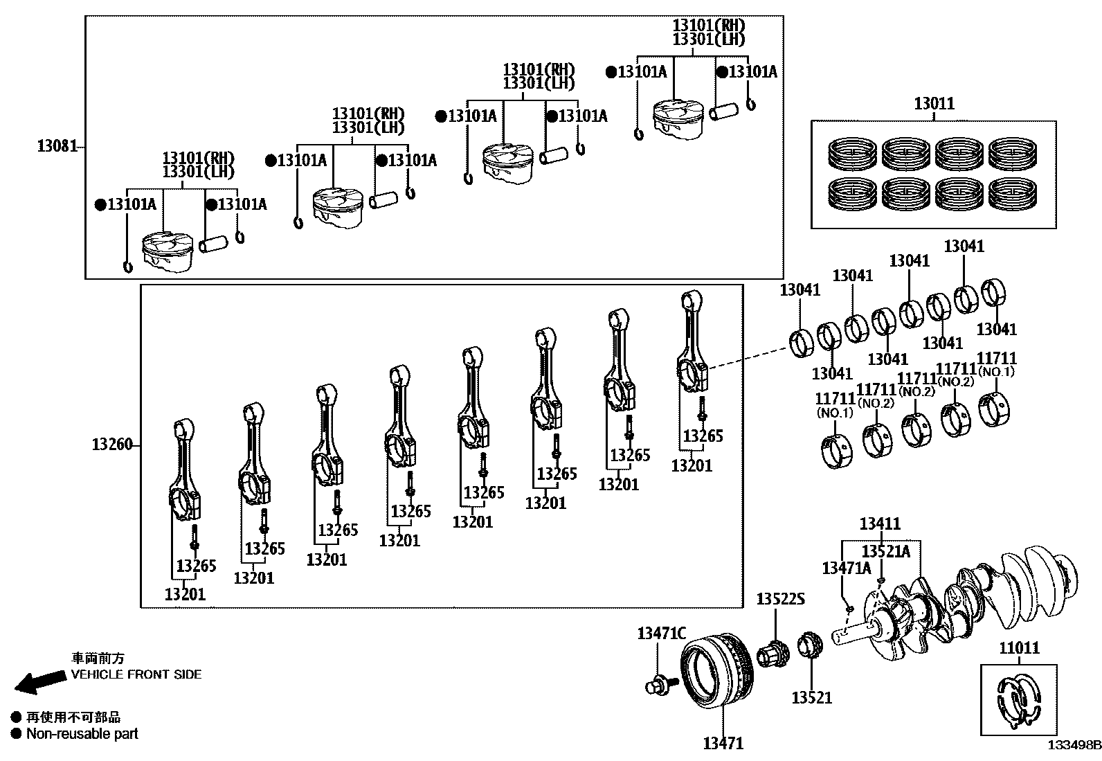 1301 — CRANKSHAFT & PISTON