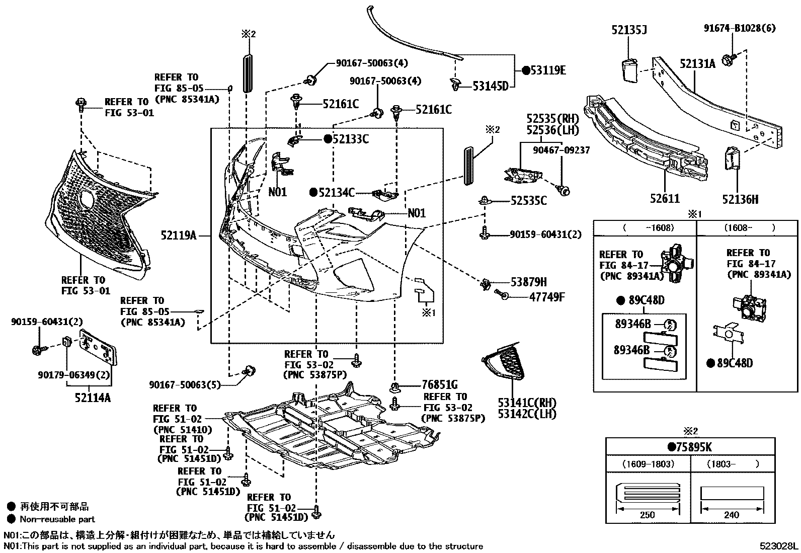 5201 — FRONT BUMPER & BUMPER STAY