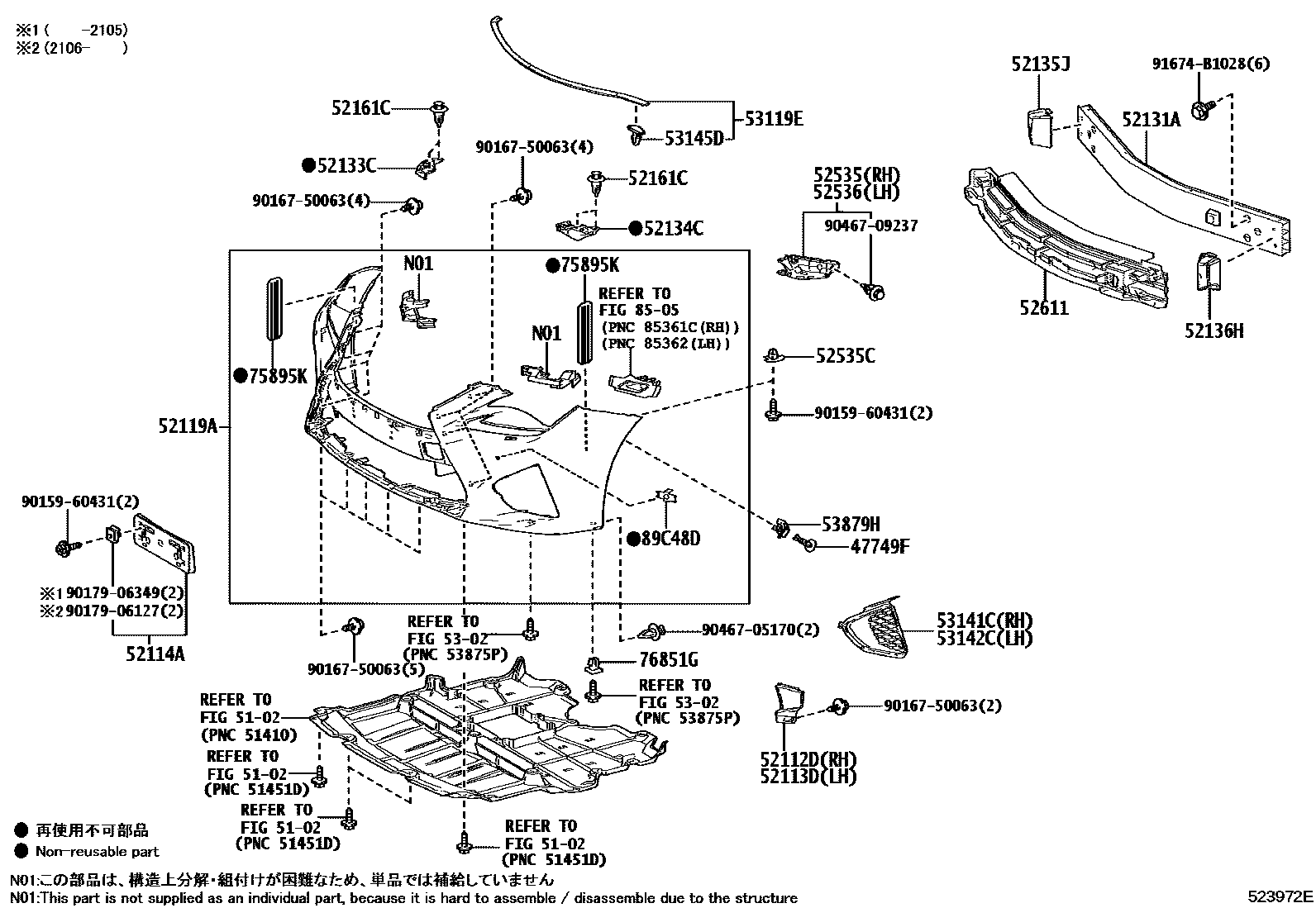 5201 — FRONT BUMPER & BUMPER STAY