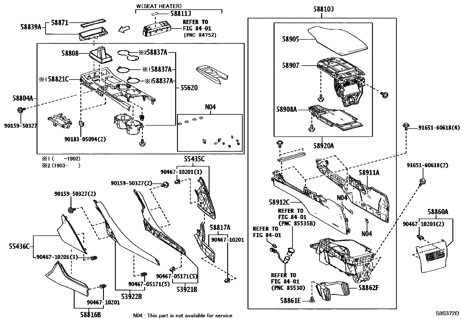 5806 — CONSOLE BOX & BRACKET