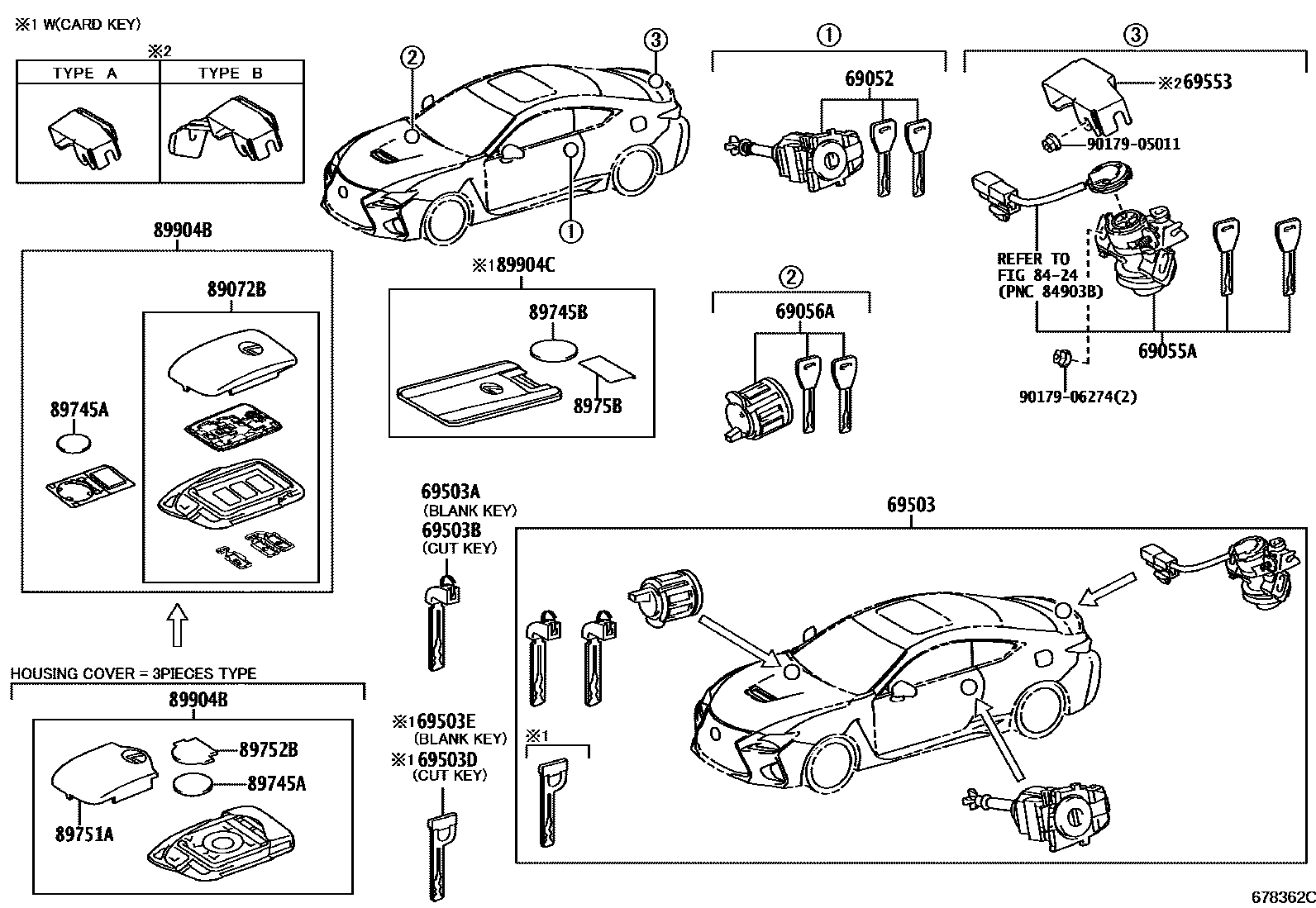 6712 — LOCK CYLINDER SET