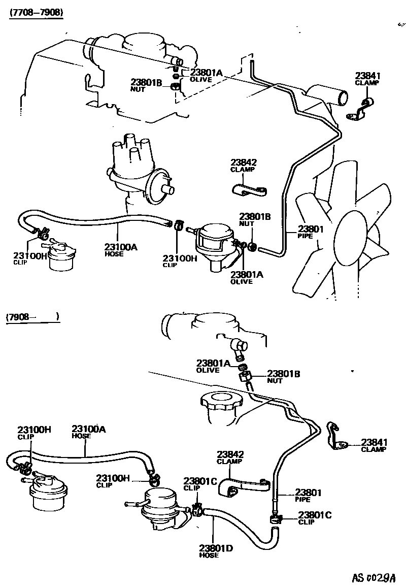 2101 — FUEL PIPE & CLAMP