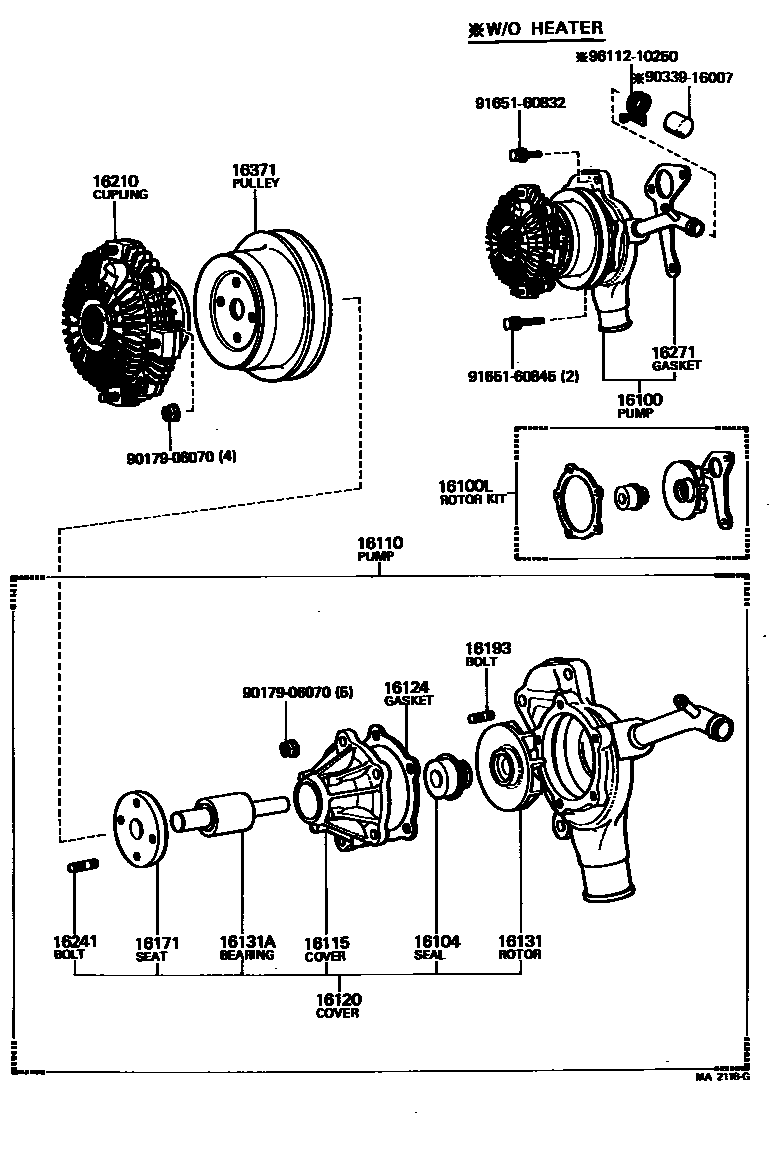 1601 — WATER PUMP
