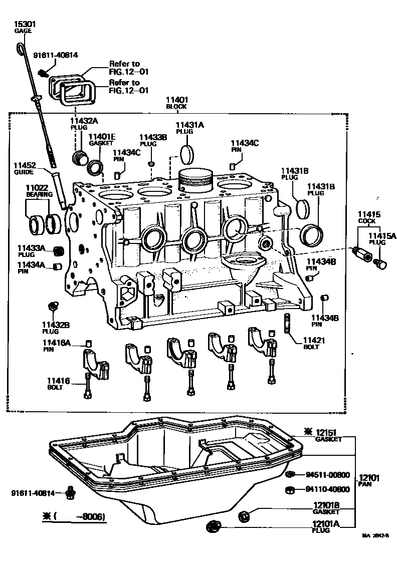 1105 — CYLINDER BLOCK