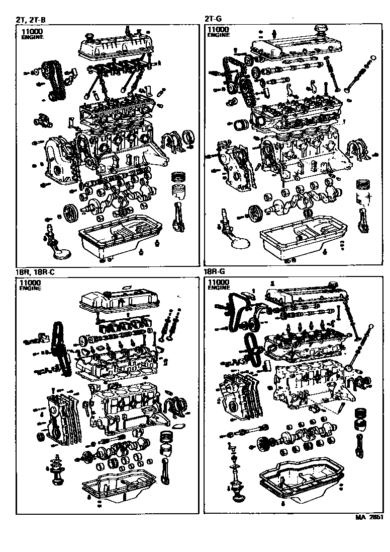 1101 — PARTIAL ENGINE ASSEMBLY