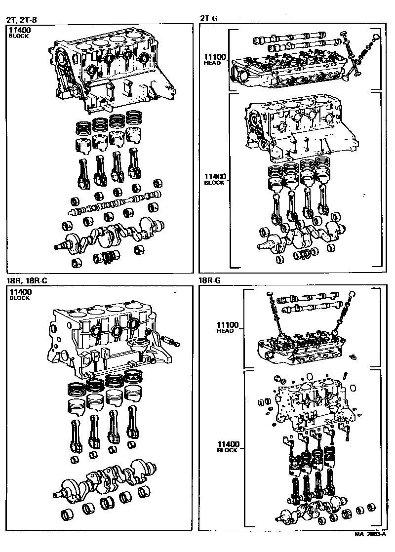 1102 — SHORT BLOCK ASSEMBLY