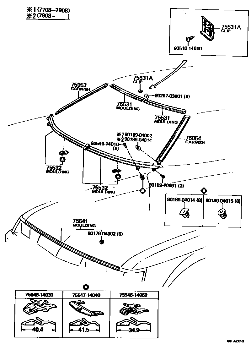 7502 — FRONT MOULDING