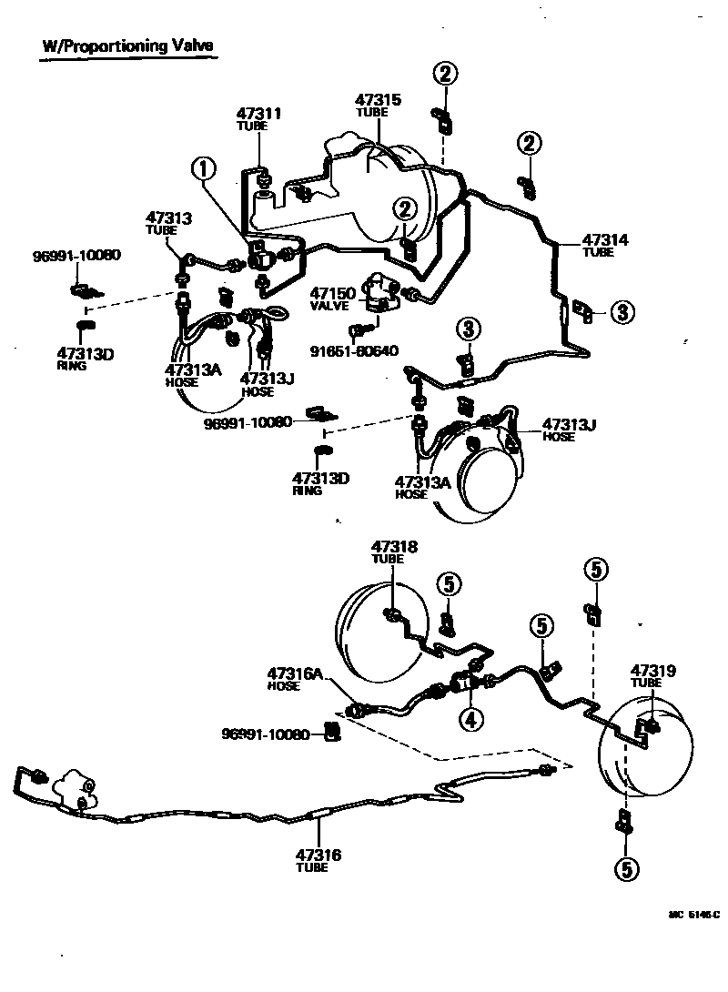 4708 — BRAKE TUBE & CLAMP