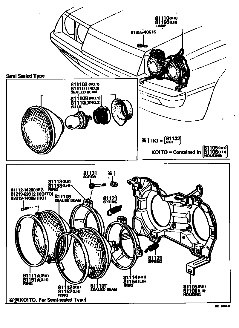 8101 — HEADLAMP