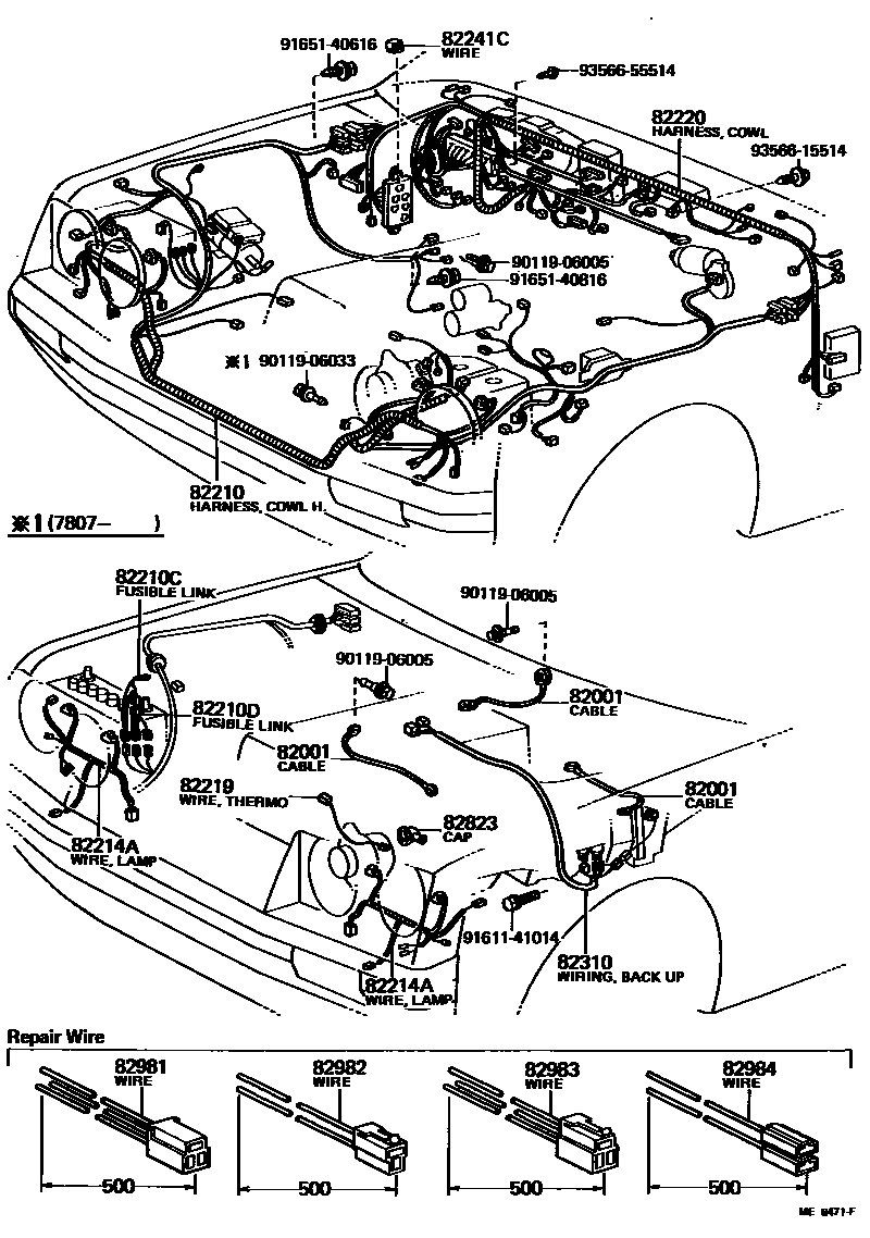 8202 — WIRING & CLAMP