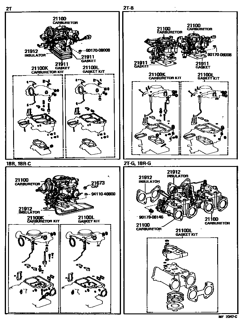 2102 — CARBURETOR ASSEMBLY