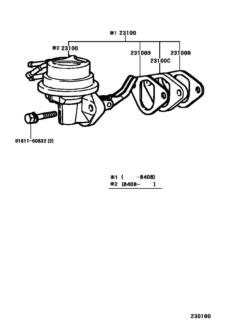 2301 — FUEL PUMP & PIPE