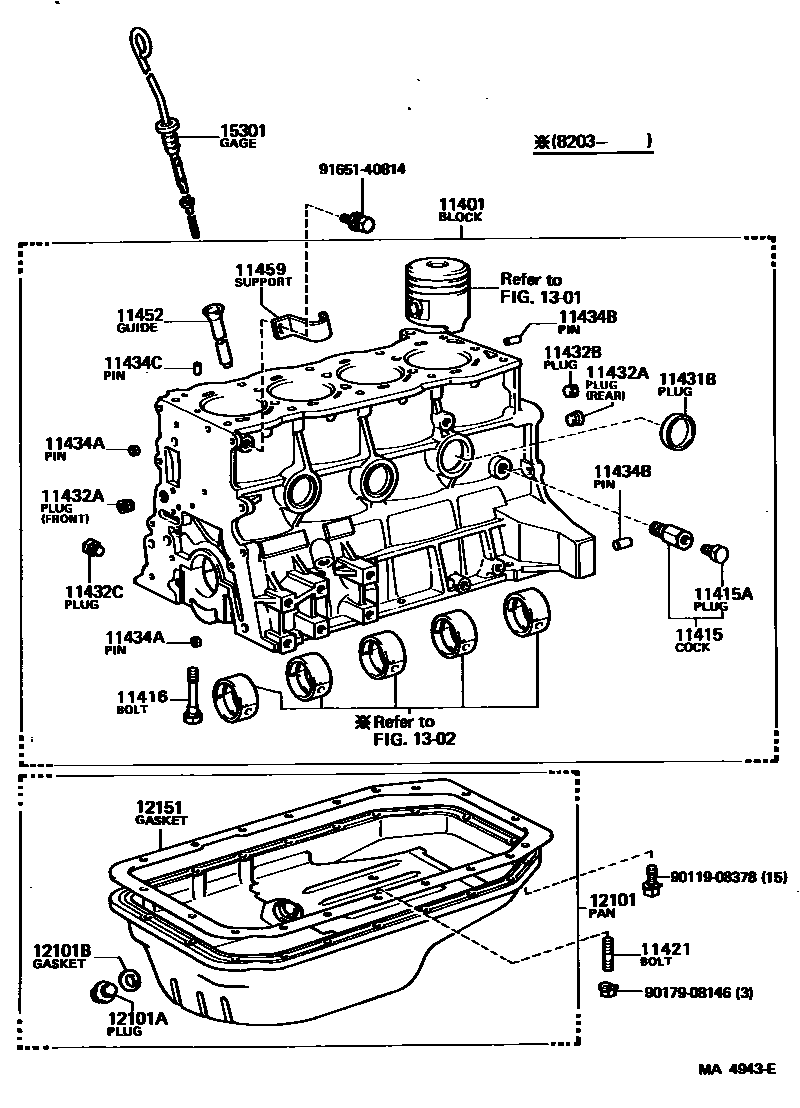 1105 — CYLINDER BLOCK