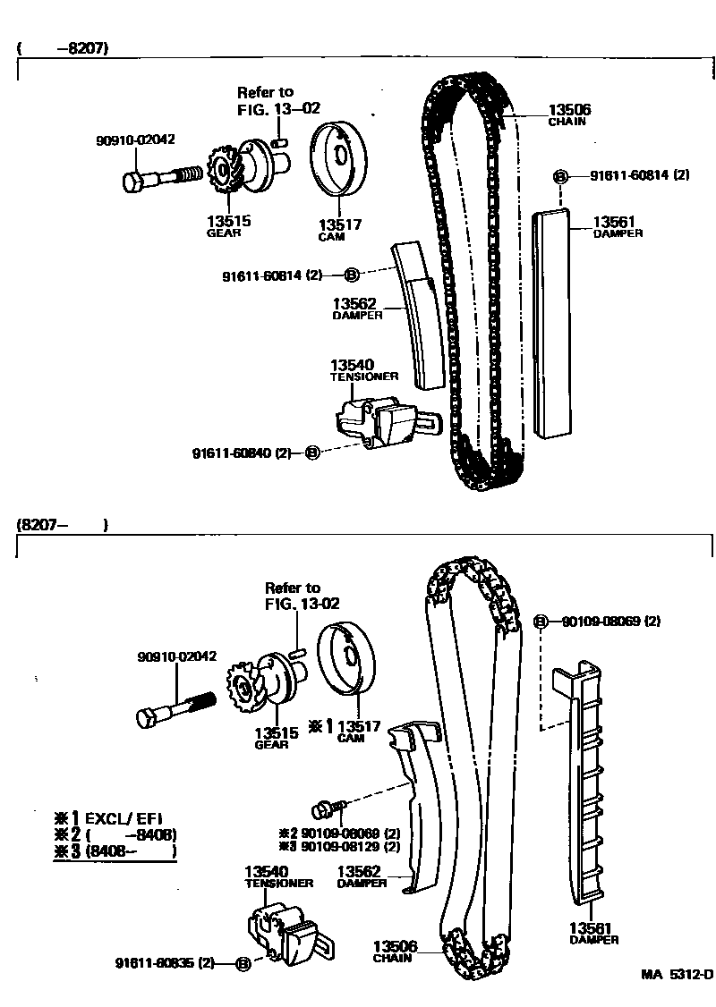 1303 — TIMING CHAIN