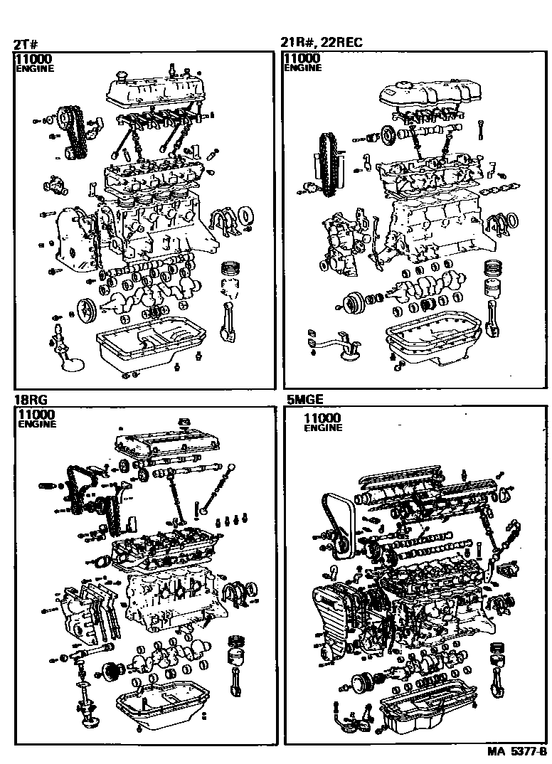 1101 — PARTIAL ENGINE ASSEMBLY