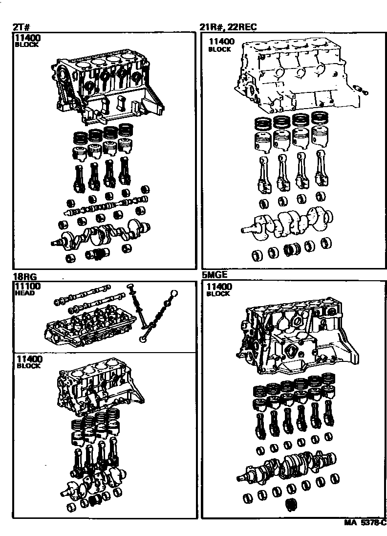 1102 — SHORT BLOCK ASSEMBLY