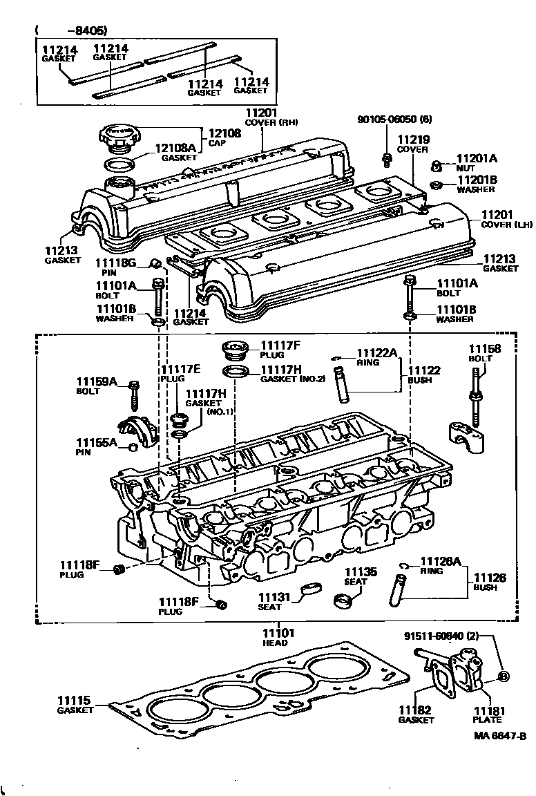 1104 — CYLINDER HEAD