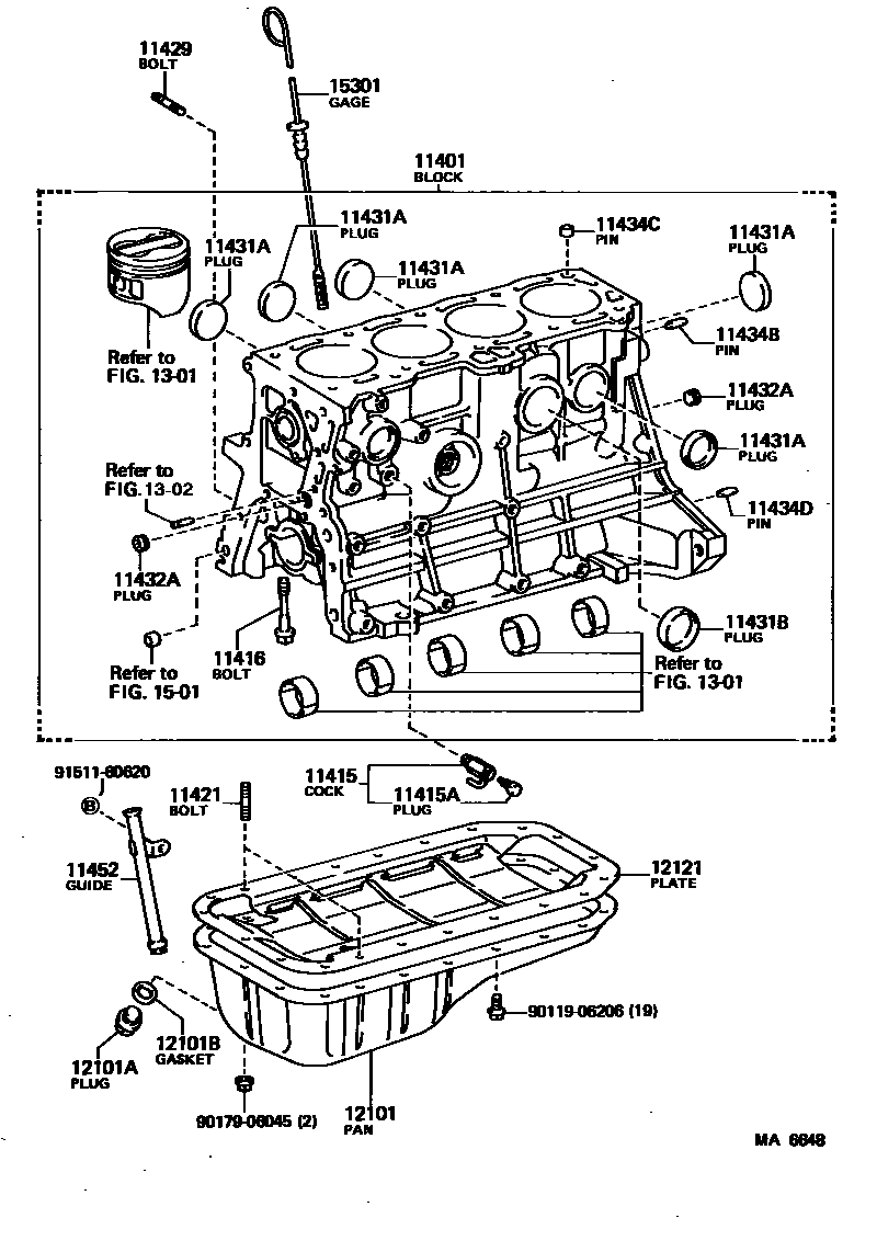 1105 — CYLINDER BLOCK