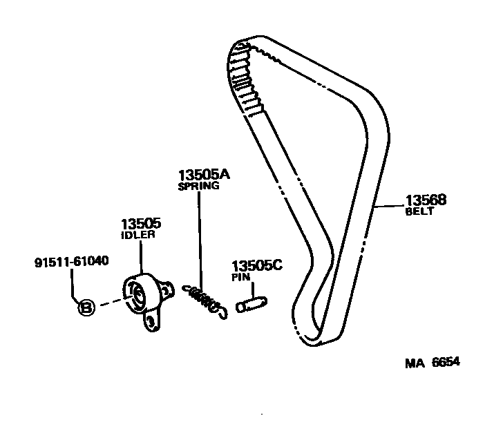 1304 — TIMING BELT