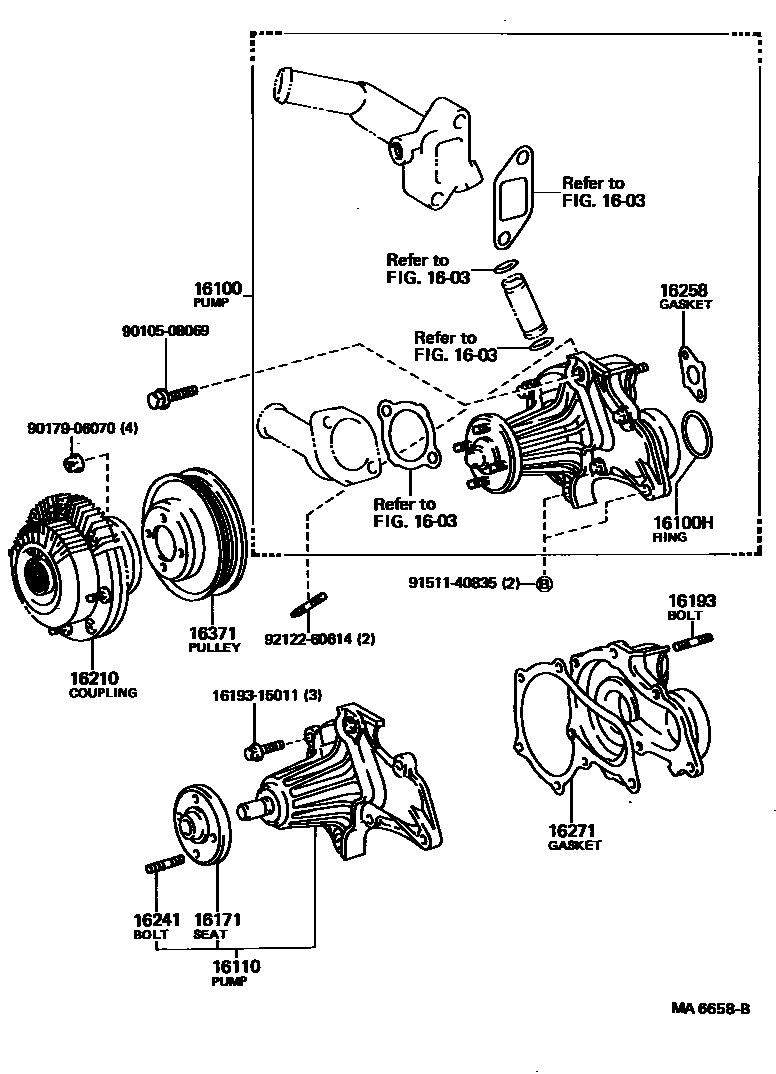 1601 — WATER PUMP